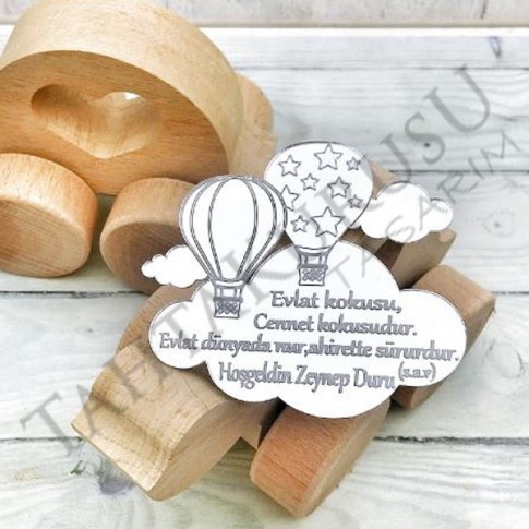 Pleksi Ayna Lazer Kesim uçan balon bulut